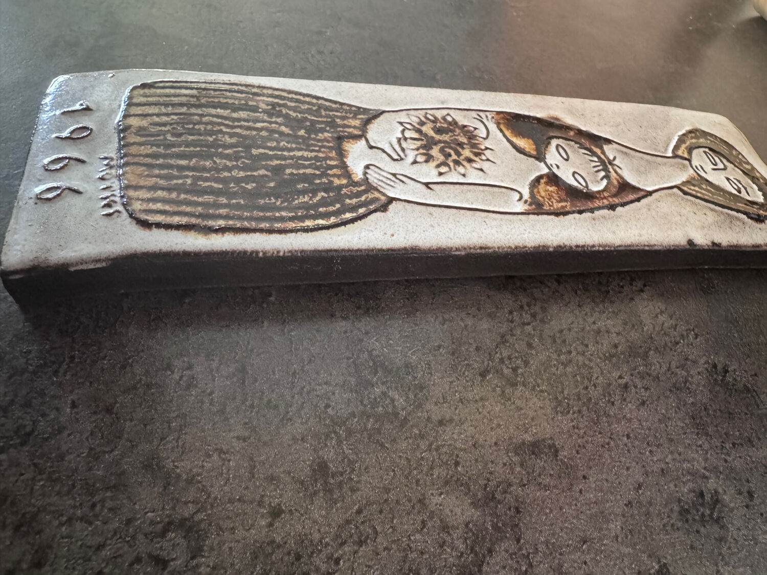 Paul Moïses ceramic plaque - Fraipont