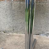 Round kitchen dining table 100cm chrome legs