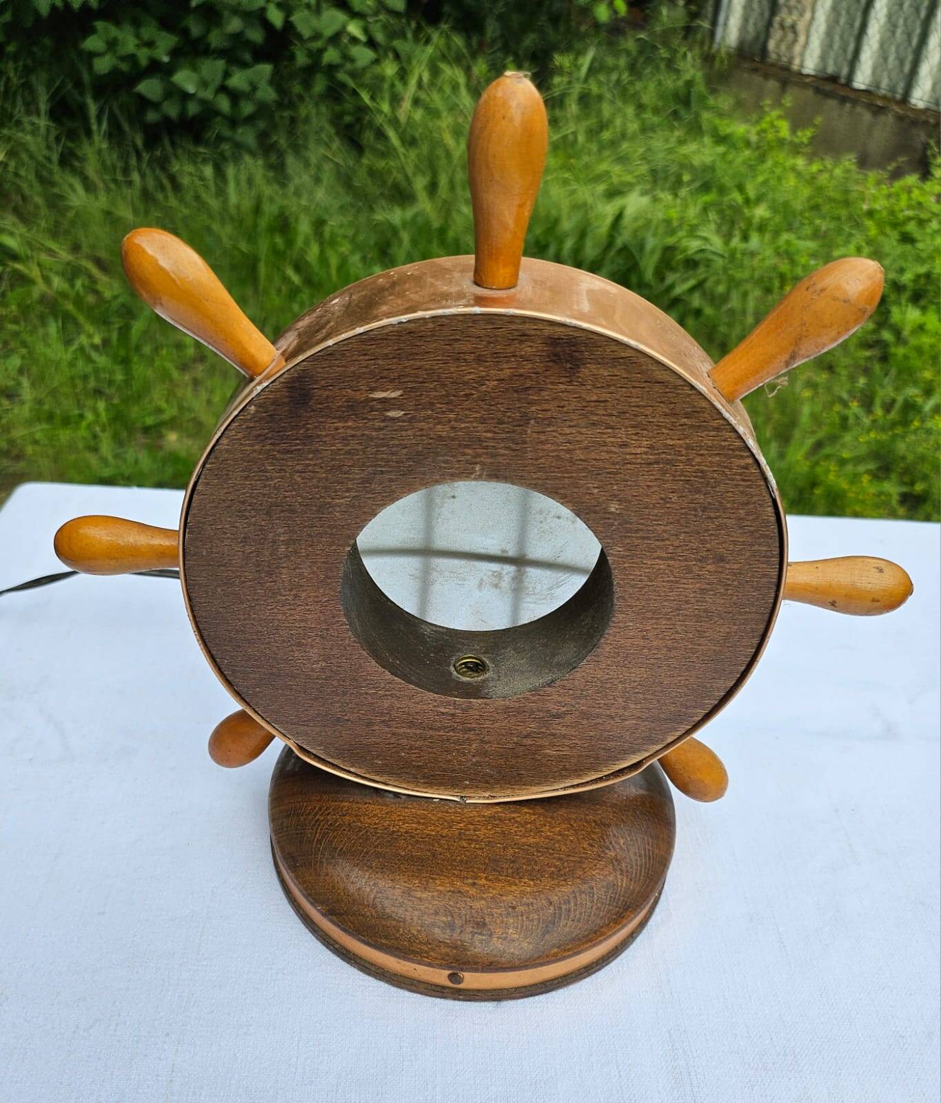 Vintage Boat Rudder Bar Lamp