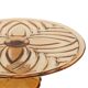 Amber Art Deco Cake Plate Pastry Dish Val Saint Lambert 33cm