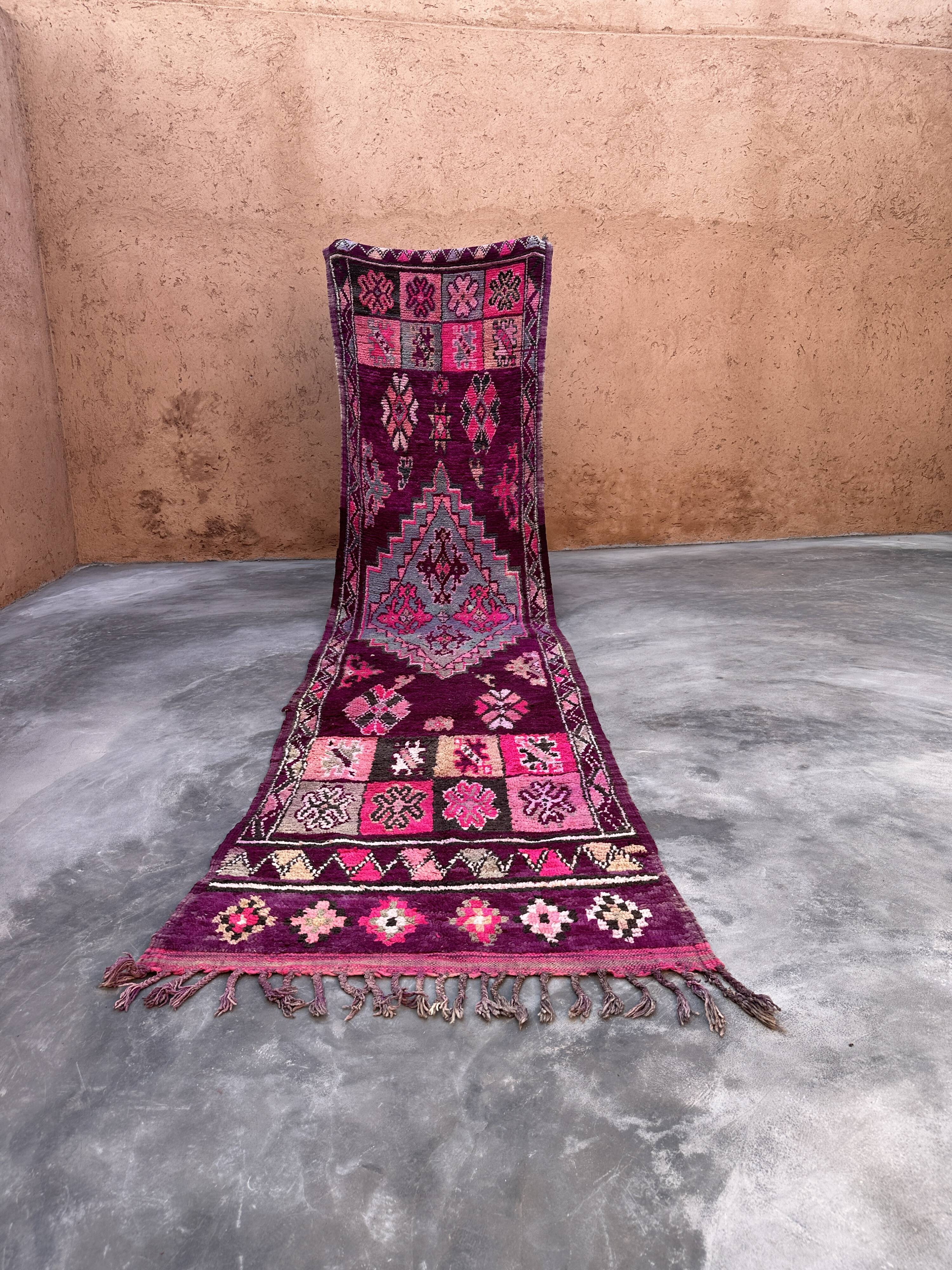 Wool corridor carpet - 120 x 557 cm