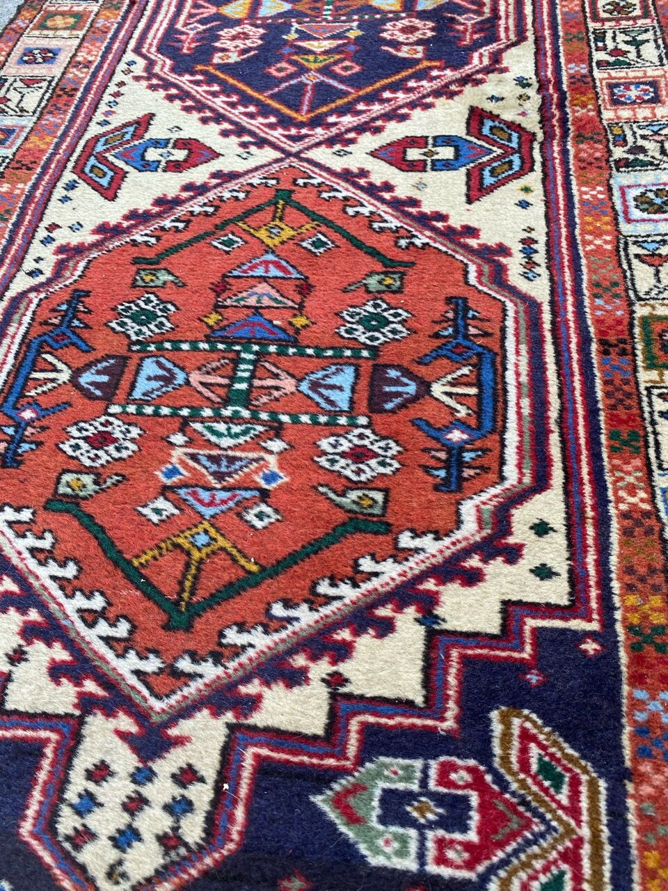 Persian Heriz carpet for 78x305 cm hallway