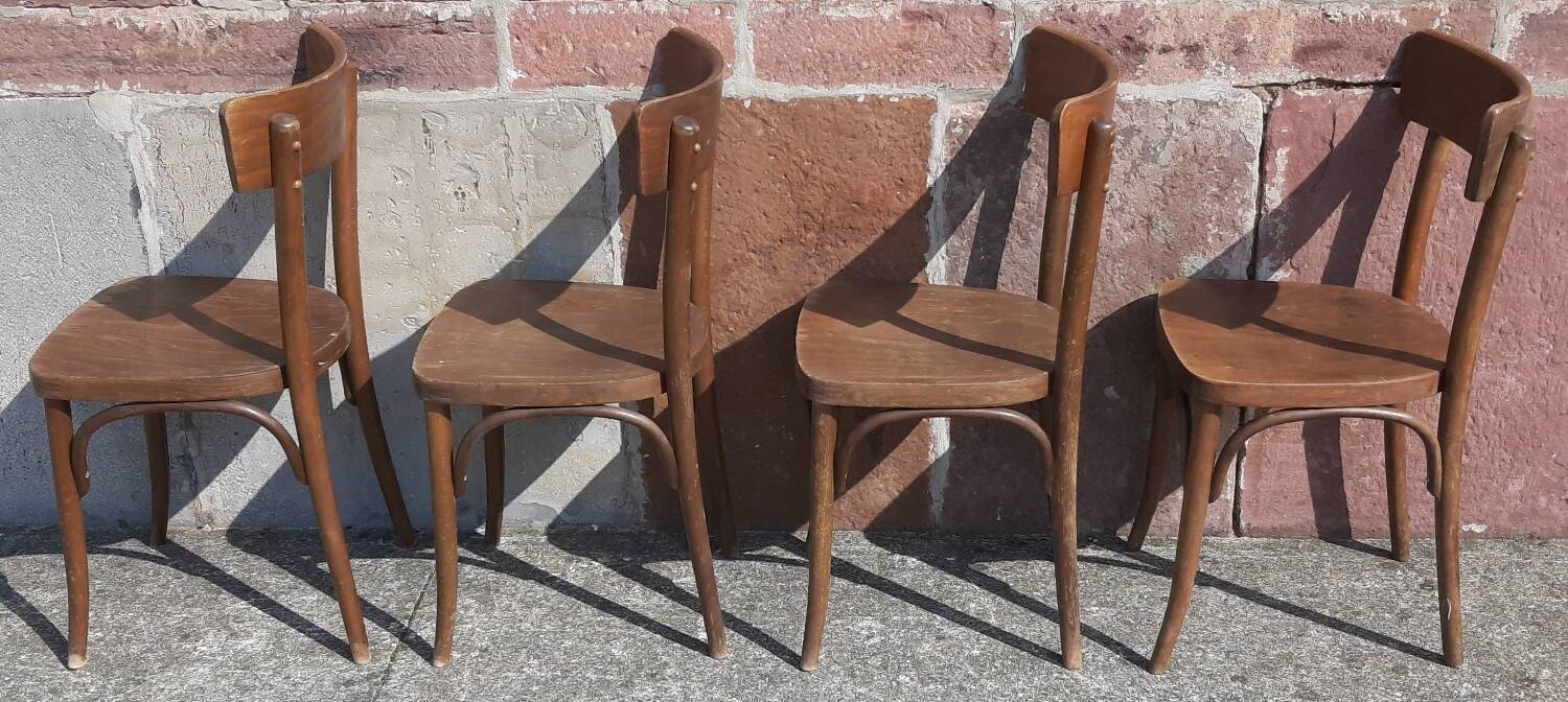 Thonet bistro chairs (set of 4 chairs)