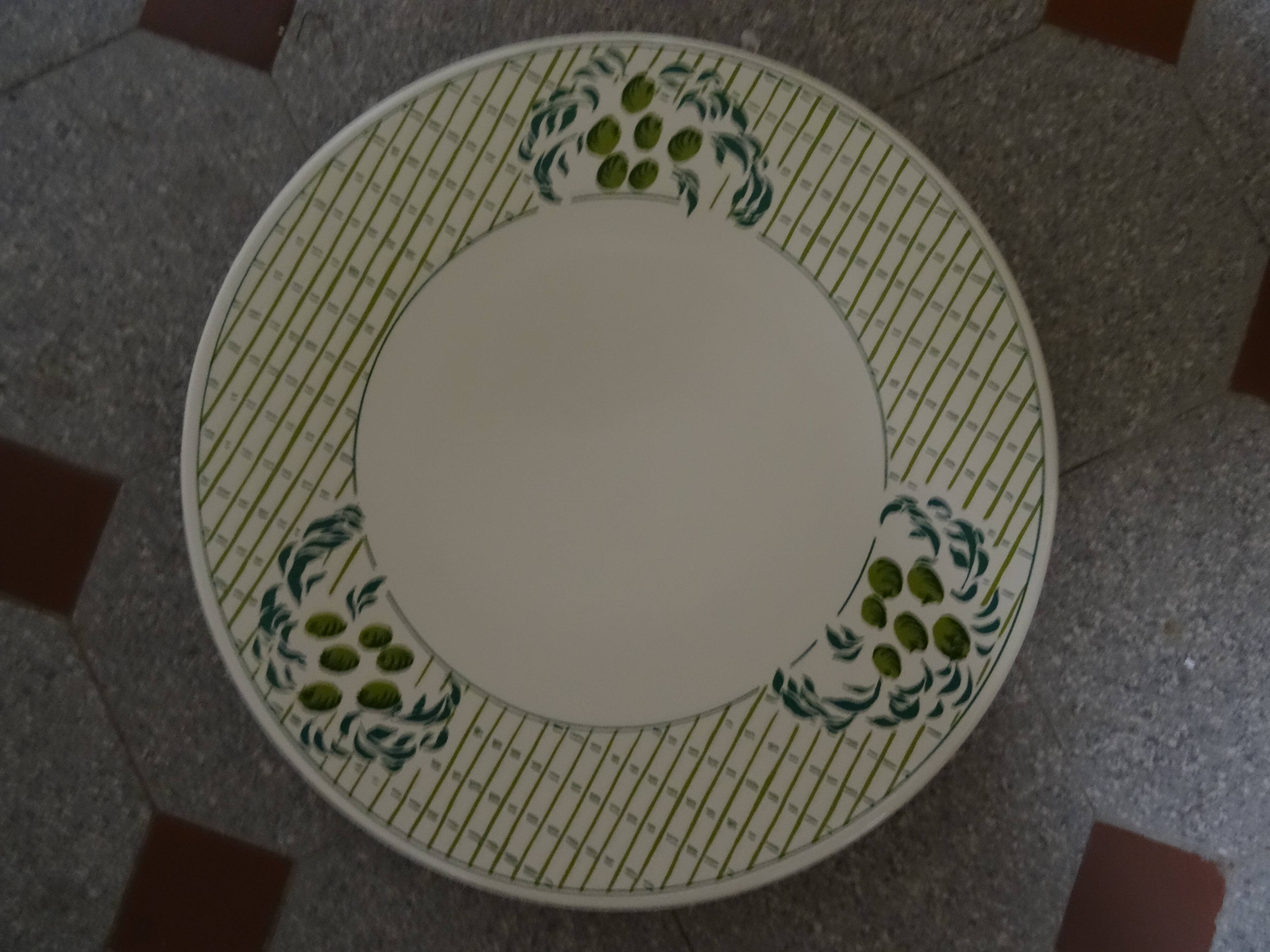 Lot of 6 Lunéville plates