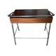 Bureau tubulaire chromé années 50-60