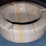 Grey marble ashtray