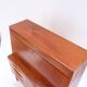 Torvits secretary in teak, retro vintage Danish style from the 1960s.