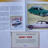 "Citroën DS19" Dinky Toys 1958 - 1.43rd + booklet