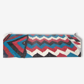 Kilim boucherouite rayé