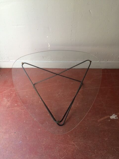 Glass coffee table model "Jasmin", Editions Airborne. 50 years