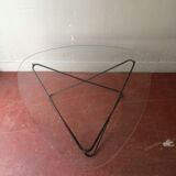 Glass coffee table model "Jasmin", Editions Airborne. 50 years