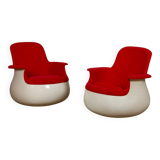 Pair of Culbuto armchairs by Marc Held for Knoll, 1967