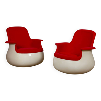 Pair of Culbuto armchairs by Marc Held for Knoll, 1967