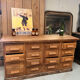 Antique haberdashery cabinet in oak