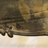 Mirror in gilded bronze and beveled glass 30x48cm