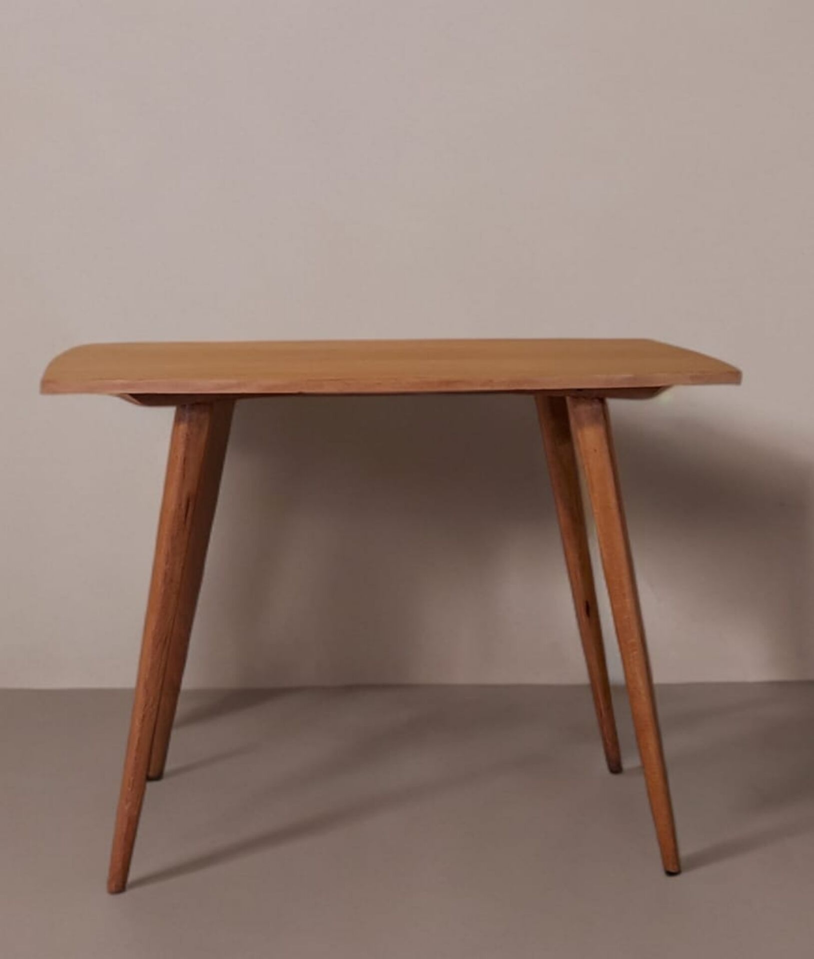 Side table in ash by Rakovnik, Czech vintage 1960s