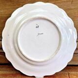 6 anciennes assiettes à dessert Desvres Fourmaintraux Rouen modèle Dinan 2