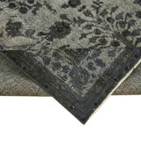 Hand-Knotted Antique Anatolian 1970s 182 cm x 288 cm Grey Carpet