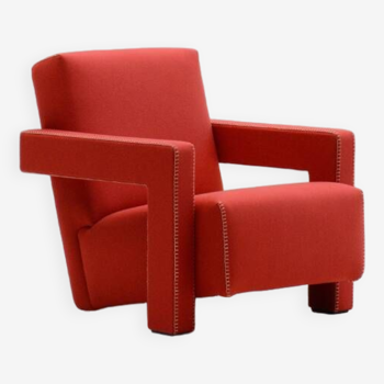 “Utrecht” chair by Gerrit Rietveld for Cassina, 1990s Italy.