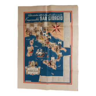 Affiche vintage de l'Italie par  Aldo Cigheri