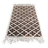 Handmade Tunisian wool rug - 1.74m x 1.11m.