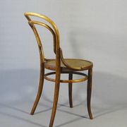 Two chairs No. 14, circa 1890 by Fuchs and Freud Bielitz, original patina