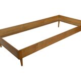 Vintage daybed of the 1960s Netherlands minimalist design in oak