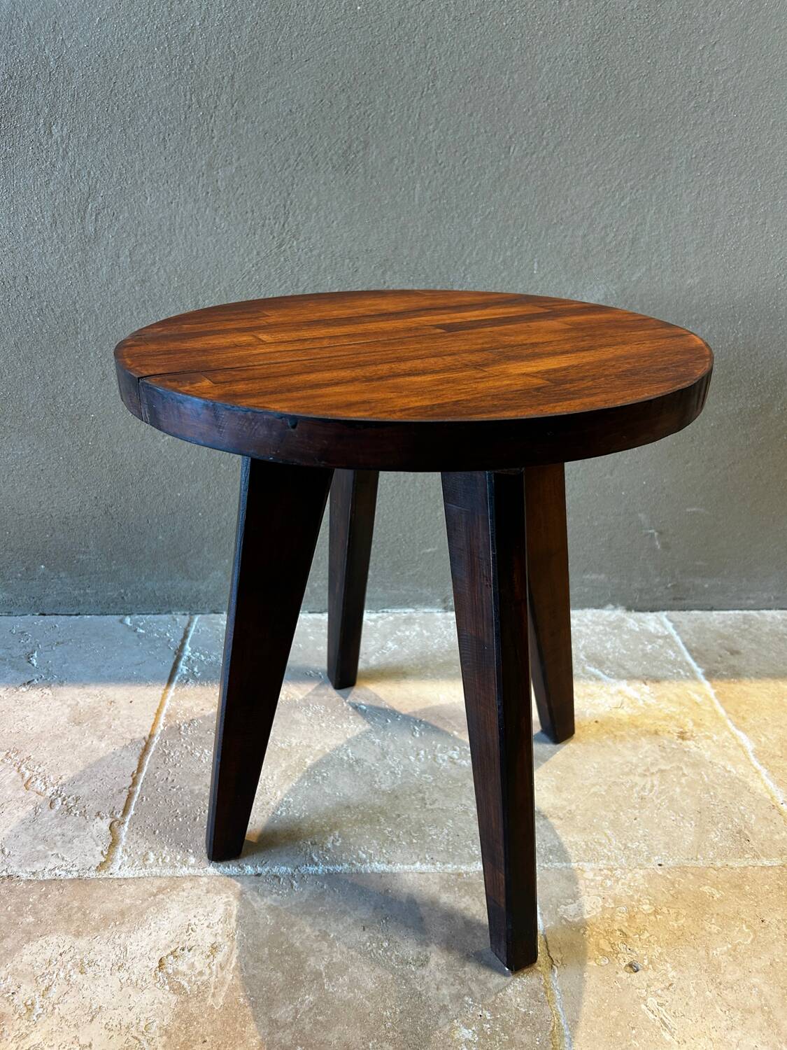 Side table with tapered legs