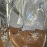 Solid Sèvres crystal vase from the 1950s