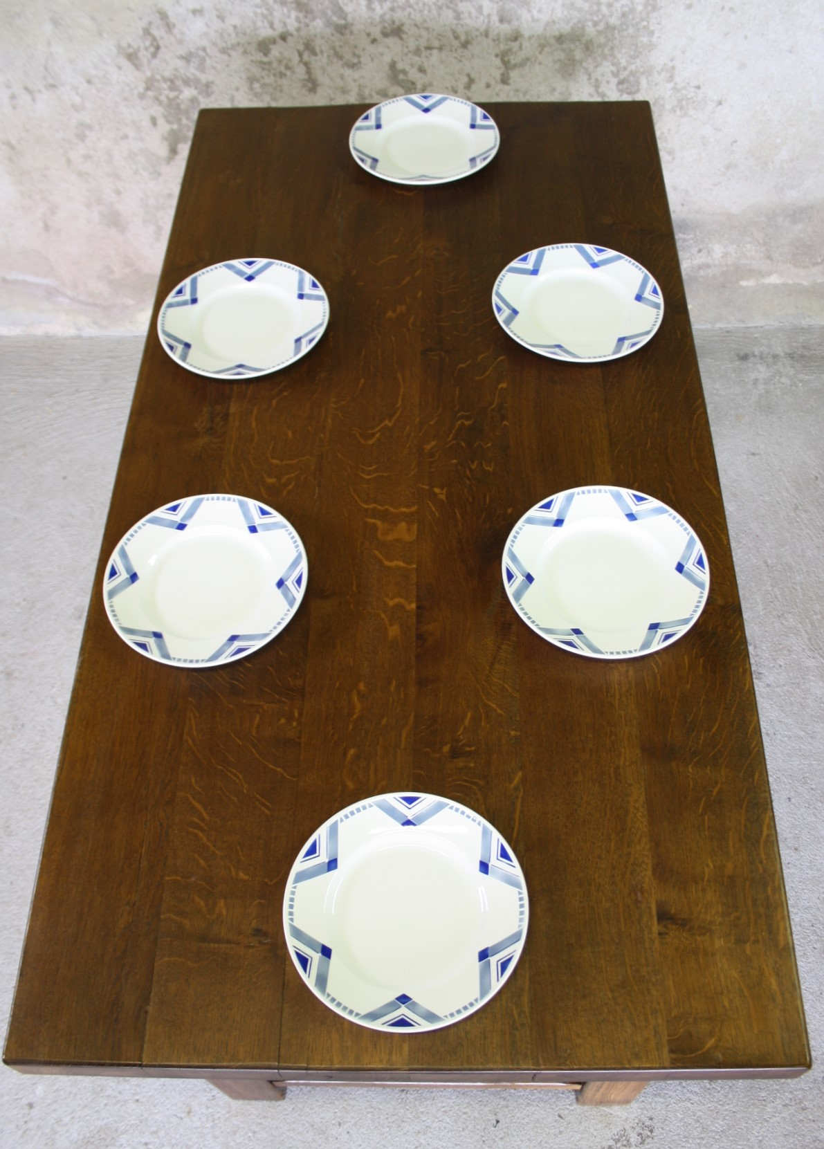 Oak farmhouse table