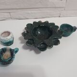 Ceramic lot signed Alice Colonieu