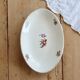 Ravier vintage faïence ivoire Digoin Sarreguemines – Décor fleurettes