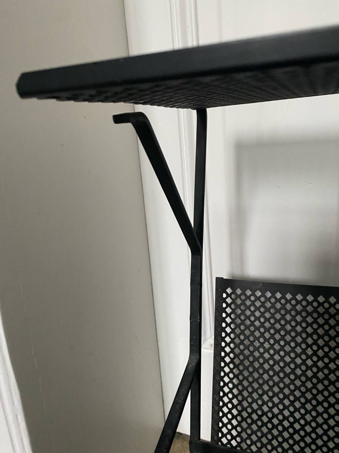 Mathieu Matégot style magazine rack