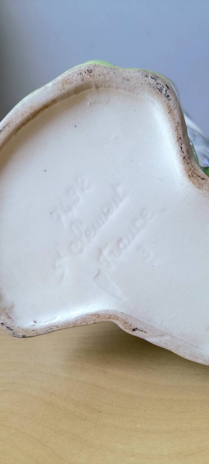 Duck pitcher in St Clément slip 1950