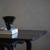 English folding table in Rococo Revival style / Wooden game table, 19th century