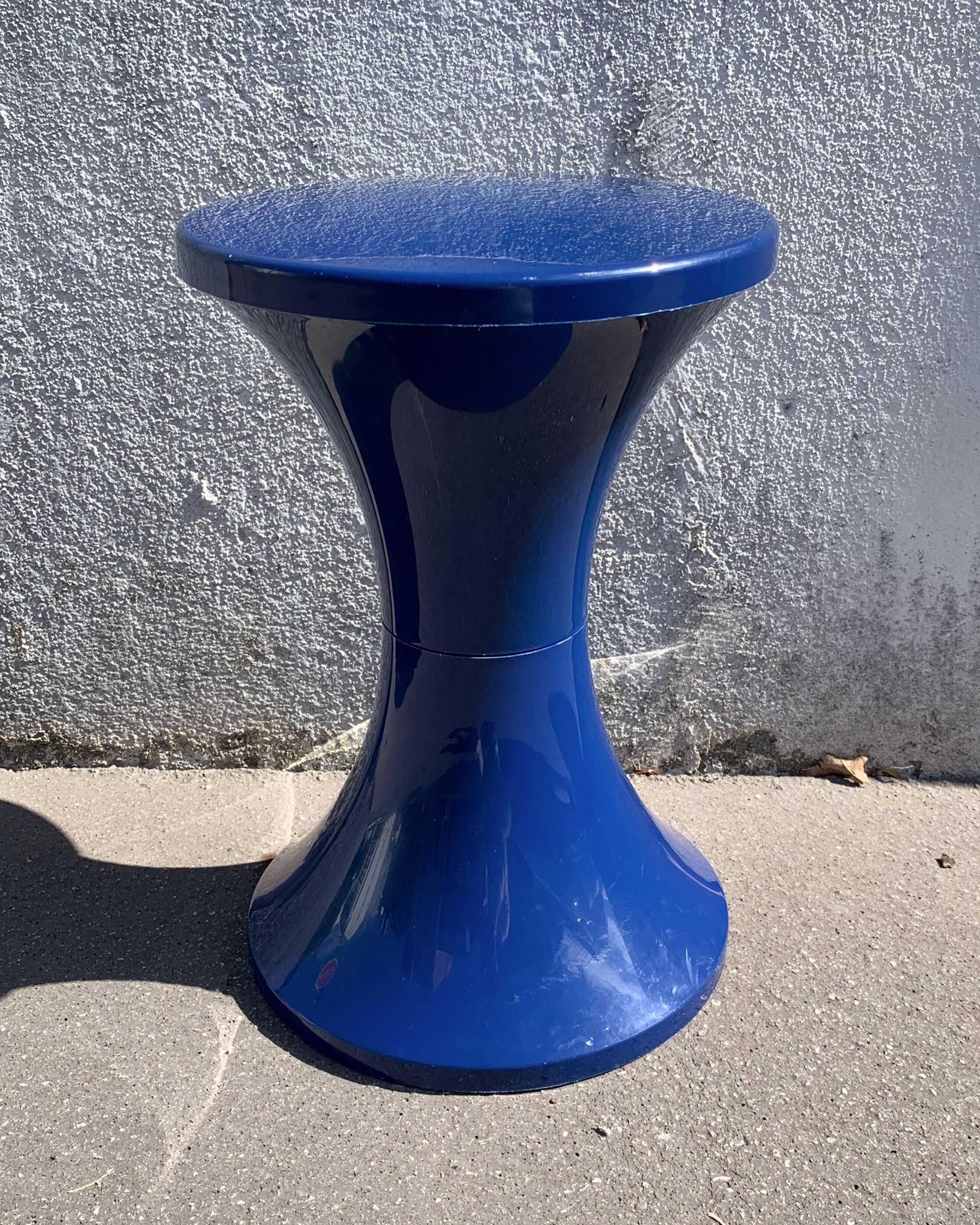 Tabouret Tam Tam bleu marine