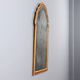 Antique walnut mirror with mercury glass, Italy, 19th century
