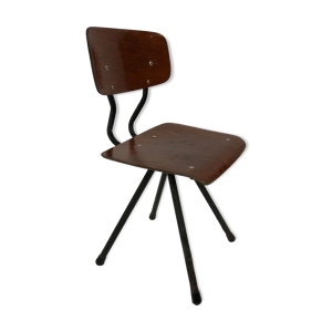 Chaise enfant industrielle vintage,