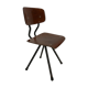 Vintage industrial children's chair, school chair, Dutch design
