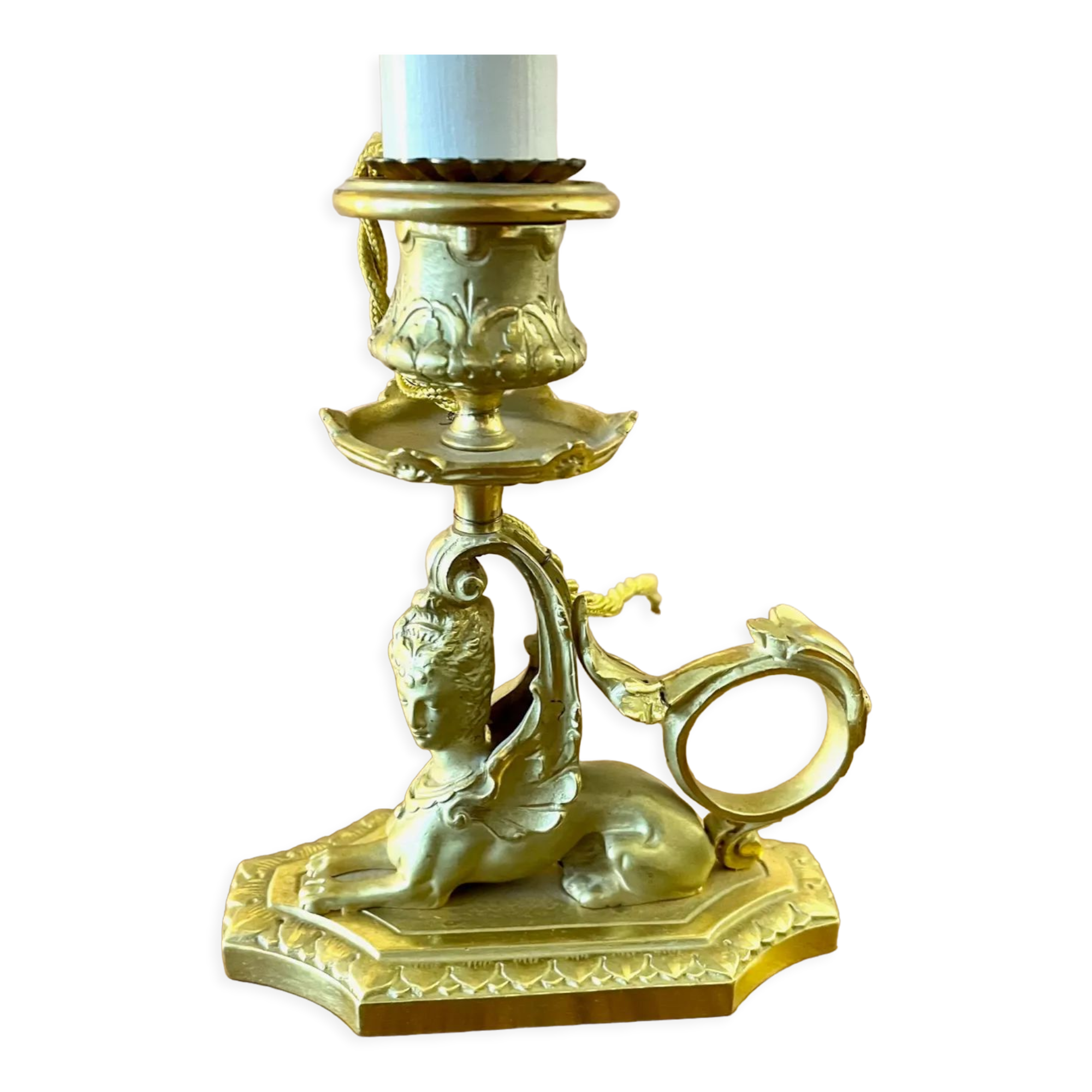 2 Empire, Restoration Sphynges bedside lamps