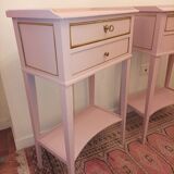 Pretty Pair of bedside tables style Louis XVl