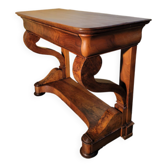 Restoration period mahogany console