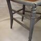 Chaise ancienne style louis XVI cannage gris galet