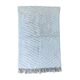 Beni Ourain white shaggy rug 105x165 cm