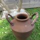 Terracotta flower pot, rattan handles 30s 40s