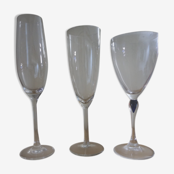 15 verres et flutes