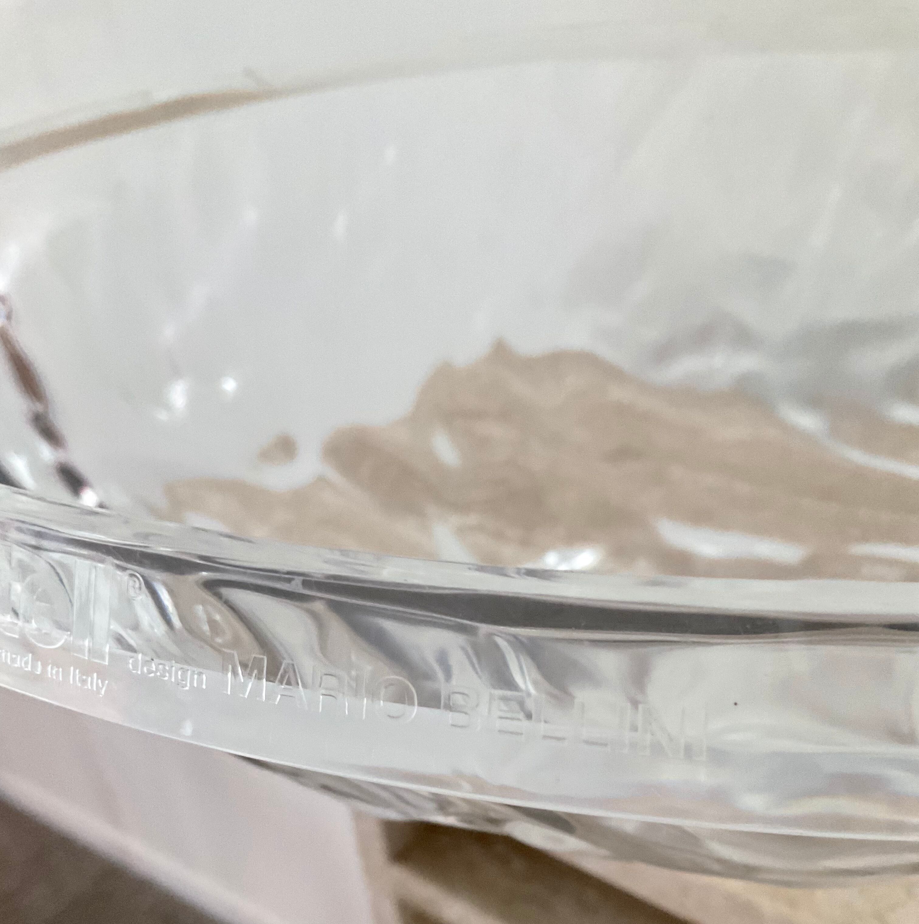 Salad bowl "Moon" by Ferrucio Laviani for Kartell D45cm