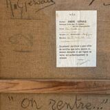 Sailing boat signed Gervais