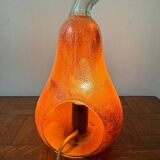 Lampe en verre en forme de poire