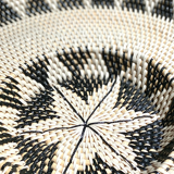Round ethnic Balinese rattan tray